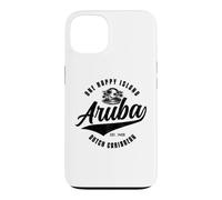 Aruba Happy Island Souvenir Pride Vintage Craibbean Coque pour iPhone 13