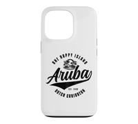 Aruba Happy Island Souvenir Pride Vintage Craibbean Coque pour iPhone 13 Pro