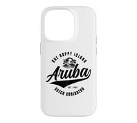 Aruba Happy Island Souvenir Pride Vintage Craibbean Coque pour iPhone 14 Pro