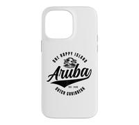 Aruba Happy Island Souvenir Pride Vintage Craibbean Coque pour iPhone 14 Pro Max