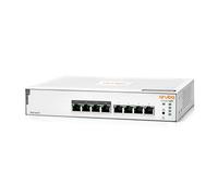 Aruba Instant on 1830 Commutateur Ethernet Couche 2 géré intelligemment 8 Ports avec PoE | 8 x 1 G | 4 x CL4 PoE (65 W) | sans Ventilateur | Cordon UK (JL811A#ACC)