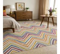 ARUGYTEI Tapis de décoration,80 x 200 cm, Geometric Bleu Purple Orange Jaune Gris Rouge Blanc, Tapis pour Salon Chambre Canapé Tapis de Plancher,Carpet for Living Room Bedroom Table
