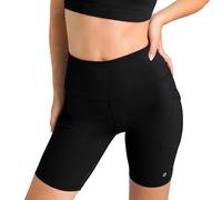 Aruki Hirise Short with Side Pocket 4'' Jet Black Large Biker Women's