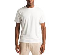 Aruki T-Shirt pour Hommes - Tee-Shirt à Manches Courtes à Col Ras du Cou en Coton Basique, à la Coupe Décontractée pour Course, Gym, Séances d'entraînement, Détente - Cloud Dancer - Medium