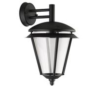 Arum Grande Applique extérieure noire, pour ampoule E27, non fournie, applique murale étanche IP44 pour jardin, terrasse, maison (MORAIRA NOIR E27)