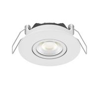 Arum LIGHTING - Spot LED Encastrable LEO 5W (530 Lm), Orientable, Dimmable, 3 Teintes CCT (2700K/3000K/4000K), Étanche IP65, Isolable RT2020, Éclairage Plafond Salle de Bain et Cuisine (1 x unité)