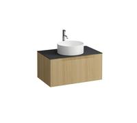Arun 800 1t découpe centre plan ardesia nera percé 1t special colour - LAUFEN H4151051519901