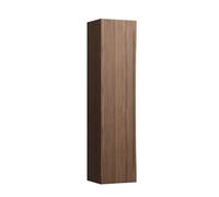 Arun armoire haute 1p charnières à gche noce canaletto/verre blanc - LAUFEN H4195011516301