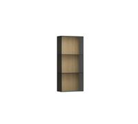 Arun armoire mi-haute 900 ouverte 8 mm verre fumé chêne clair - LAUFEN H4195201512501