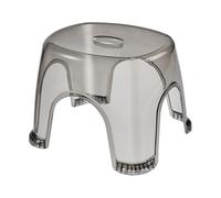 ARUNASO marchepied Lot de 2 Petits marchepieds Transparents antidérapants for s'asseoir et se Reposer, légers et Bas, for Salle de Bain, Camping, Cuisine Pliable(M)