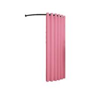 ARUNASO Portable Cabine d'essayage Portable de Type C vestiaire temporaire Convient Compatible with Bureau Magasin de vêtements Chambre à Coucher 4 Tailles Cabine essayage(Light Pink,90cm)