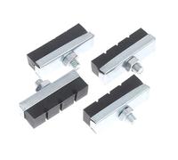 ARUPMN Blocs de Frein de vélo Vintage, Plaquettes de Frein Classiques en V pour étrier de vélo, Chaussures de Frein de Cyclisme, pièces de Rechange, 4 pièces