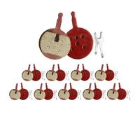 ARUPMN Convient pour SRAM adapté pour Avid BB5 adapté pour Promax DC710 DC720 DC913 VTT vélo Plaquettes de Frein à Disque hydraulique Disque de vélo(10pairs)