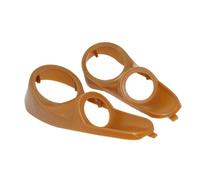 ARUPMN Enceintes de Voiture Parleur Tweeter de Voiture Convient pour Key Buy 1 Paire de Supports de Moulage à Trois Voies pour Pilier A Audio de Voiture, Modification de Base de Tweeter aigu