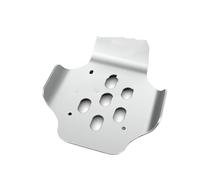 ARUPMN Plaque de Blindage Châssis Couvercle de Plaque de Protection de Moteur Convient pour Moto Guzzi V7 Stone, adapté au Classique, spécial 2020 à 2026 Moto Chassis Armor Guard Plate(Silver)