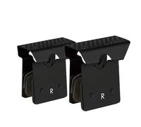 ARUPMN Plaquettes de Frein à Disque de vélo de Route, Semi-métalliques, Refroidissement Durable, Anti-poussière, adaptées au Cyclisme Shimano XXTRM9100(Black 2 PCS)