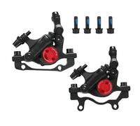 ARUPMN Vélo de Frein à Tambour 1 Paire HB-100 VTT disques système de freinage pour vélo hydraulique Disque Frein étriers étrier VTT Scooter Frein Tambour pour Vélo Frein(Black 1 Piar)