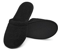 Arus Pantoufles Mules 1 Paire Chaussons de Bain Ultra-Légers, Noir, 38-42, BL-1