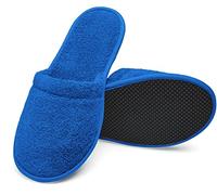 Arus Pantoufles Mules 2 Paire Chaussons de Bain Ultra-Légers, 38-42, Bleu roi