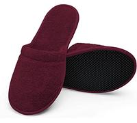 Arus Pantoufles Mules 2 Paire Chaussons de Bain Ultra-Légers, 43-46, Bordeaux