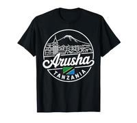 Arusha Tanzanie Souvenir de Voyage rétro T-Shirt