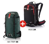 Arva - Airbag Switch Adventure Bundle (Ride 24 + ST 35) - Sac à dos airbag One Size