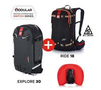ARVA Airbag Switch Mix Bundle Ride 18 + Explore 30