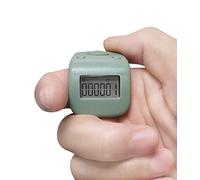 Arvakr Compteur de Doigts Silencieux Rechargeable 6 canaux numérique Tasbih Tally Clicker avec LED pour prière, Tricot, Sport, Cadeau, Vert