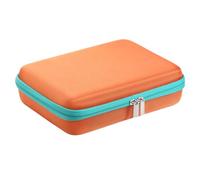 ARVALOLET Étui rigide pour 3Doodler Start+ Essentials 2024, sac de transport, compartiment en filet, résistant aux chocs, organisateur pour filament d'impression 3D, Orange, Mittelgroße