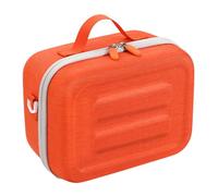 ARVALOLET Sac de transport rigide pour Yoto 3ème génération, sac de rangement résistant aux chocs avec bandoulière, Orange, Mittelgroße, Contemporain