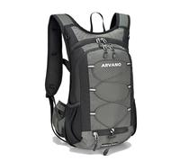 Arvano 15L Sac à Dos Vélo Sac de Randonnée Ultra-léger Respirable Imperméable pour Vélo Randonnée Équitation Voyage Alpinisme (Gris-Vert)
