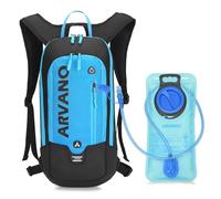 Arvano 6l Sac à Dos VTT, Sac à Dos d'hydratation avec 2l Poche à Eau, Sac à Dos de Vélo Respirant et Léger, pour Course, Cyclisme, Randonnée, Running et des Sport de Plein Air (Bleu)