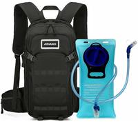 Arvano Sac à Dos d'hydratation 16L, Sac Vélo avec Poche à Eau 2L, Sac à Dos d'eau pour Randonnée Moto Ski Snowboard VTT pour Homme Femme