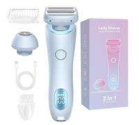 Arvenza Shaver, 2025 New Arvenza Hair Remover Bikini Razor, for Wet and Dry Shaving, with Detachable Blade, for Hair Underarms Legs Arm (Blue)