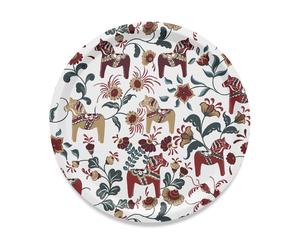 Arvidssons Textil Plateau rond Leksand Ø31 cm Édition anniversaire 30 ans