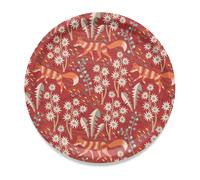 Arvidssons Textil Plateau Stjärnspeja Ø38 cm Rouge