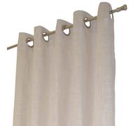 Arvidssons Textil Rideau à oeillets métalliques Norrsken beige