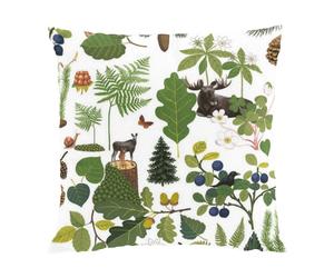 Arvidssons Textil Taie Skogsliv 47x47 cm Vert