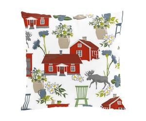 Arvidssons Textil Taie Strövtåg 47x47 cm Rouge