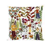 Arvidssons Textil Taie Trädgård 47x47 cm Rouille