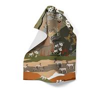 Arvidssons Textil Torchon Vert-Beige, Taille Unique