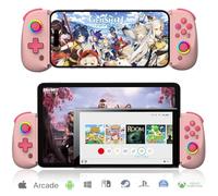 arVin Manette de jeu mobile pour iPad/tablette [entre 5 et 10 pouces] Manette de jeu pour iPhone et Android avec effet Hall RGB Joystick/Turbo/Gyro 6 axes/Vibration/Support Streaming sur Xbox/PS4/PC