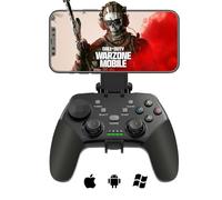 ArVin Manette de Jeu Sans Fil Bluetooth pour iPhone, Android, Mobile - Compatible avec iPhone 15, 15 Pro Max, Samsung Galaxy S24, Huawei, Motorola, TCL, OnePlus, Google - Call of Duty