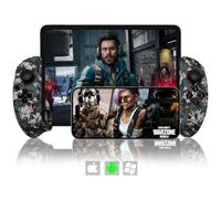 arVin Manette de jeu sans fil pour iPad/Mini/Air/Samsung Galaxy Tab/Huawei MatePad/Yoga Tab [de 5 à 11 pouces] Manette de jeu pour iPhone 15/14/13 Pro Max/Galaxy 23/22/21/PC/Call of Duty Mobile