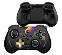 arVin Wireless Controller for Switch/PS3/PS4/Android/iOS/PC Gamepad with Hall Linear Trigger & Rocker/RGB Light/Turbo/Back Key,Support Steaming/Cloud Gaming