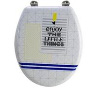 Arvix - Abattant de toilette en bois compressé MDF cuvette WC standard charnières inox Bois G