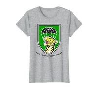 ARVN I Corps Special Forces T-Shirt, Femme, Gris Chiné, M