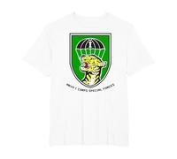 ARVN I Corps Special Forces T-Shirt, Homme Grandes Tailles, Blanc, 5X Tall