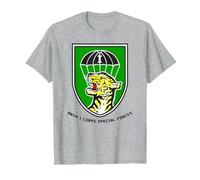 ARVN I Corps Special Forces T-Shirt, Homme, Gris Chiné, 5XL