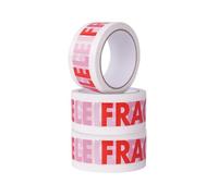 ARVO Lot de 3 rouleaux de ruban adhésif d'emballage - 48 mm x 60 m - Ruban adhésif fragile pour boîtes d'emballage - Ruban adhésif sécurisé pour déménagement